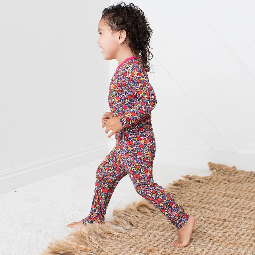Bestaroo Florals Black | Midnight Petals PJ Set