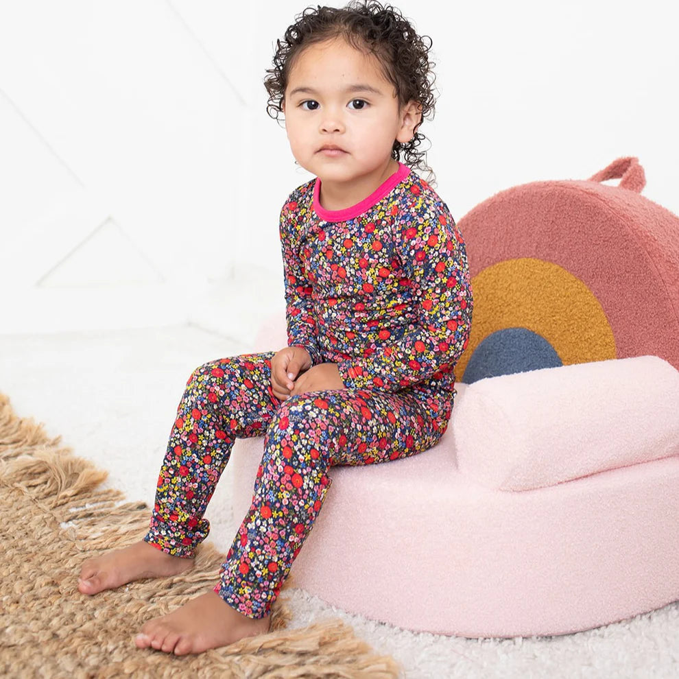 Bestaroo Florals Black | Midnight Petals PJ Set
