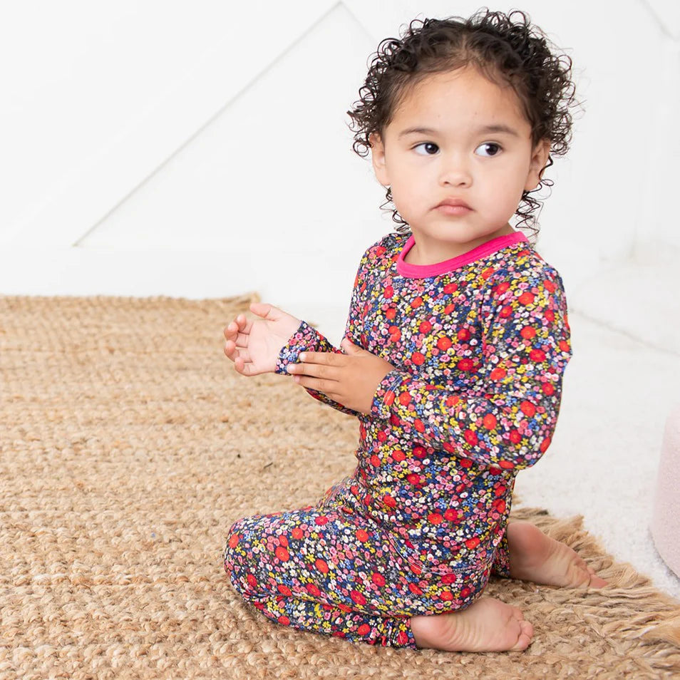 Bestaroo Florals Black | Midnight Petals PJ Set