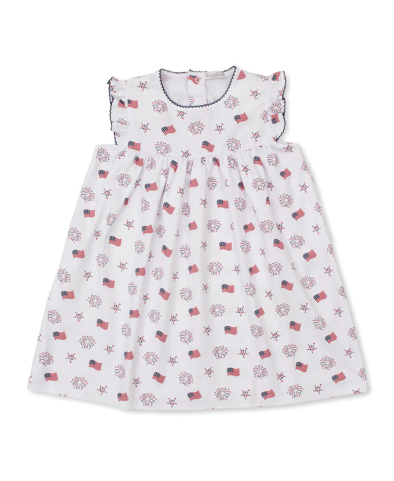 Kissy Kissy Bold Stripes & Bright Stars | Short Sleeve Dress