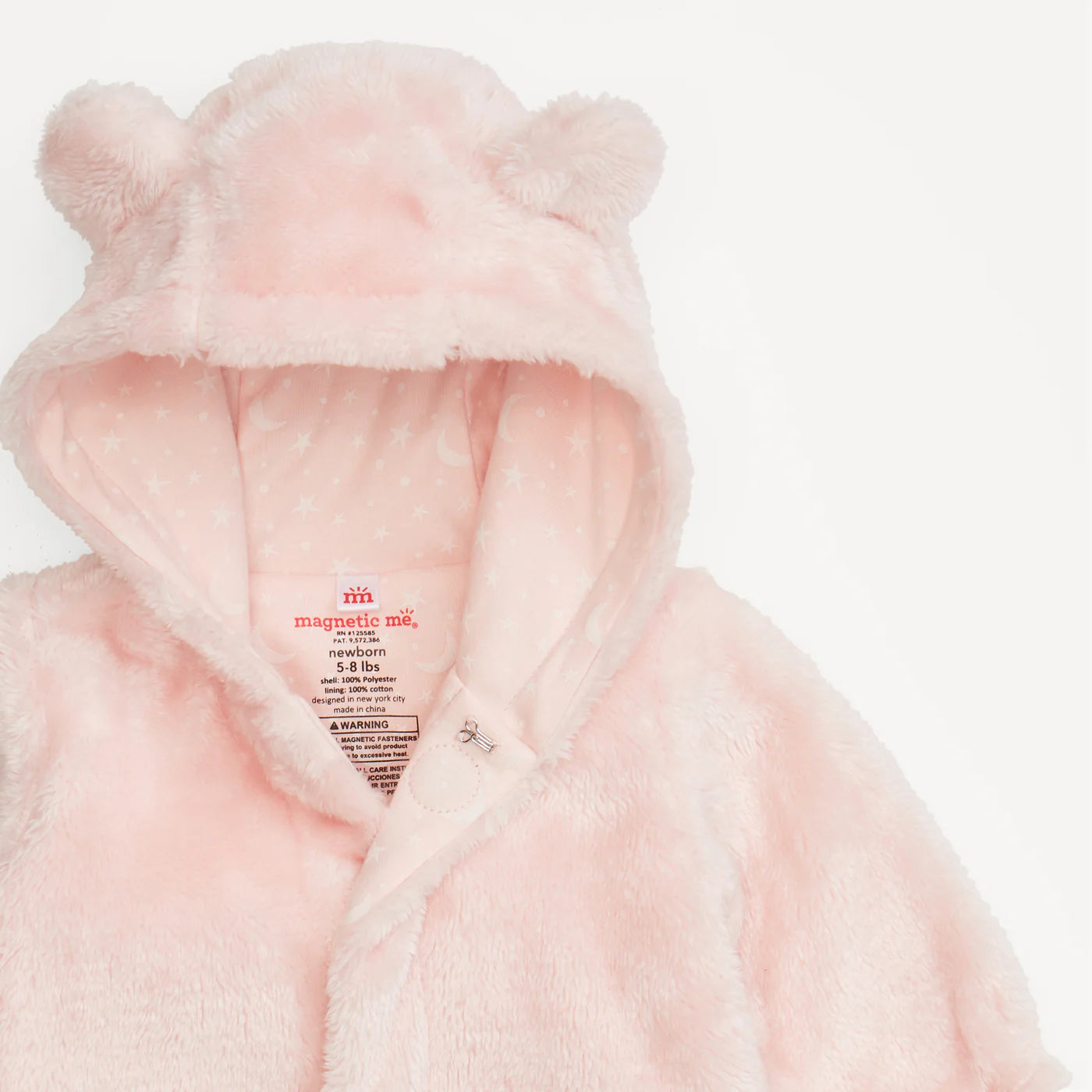 Magnetic Me Pink Blossom | Minky Bear Pram Footie