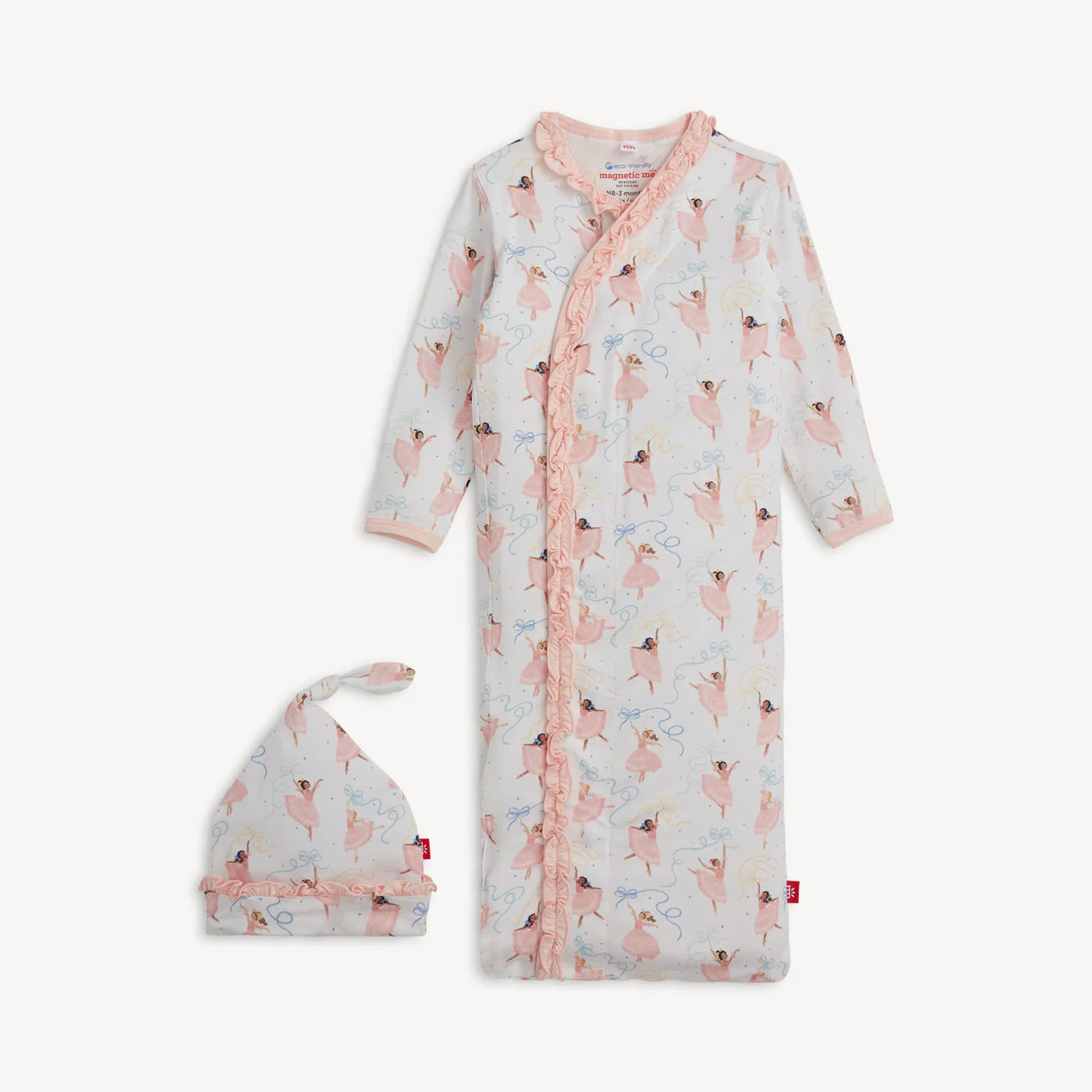 Magnetic Me Pretty Plies | Modal Gown + Hat with Ruffle Set