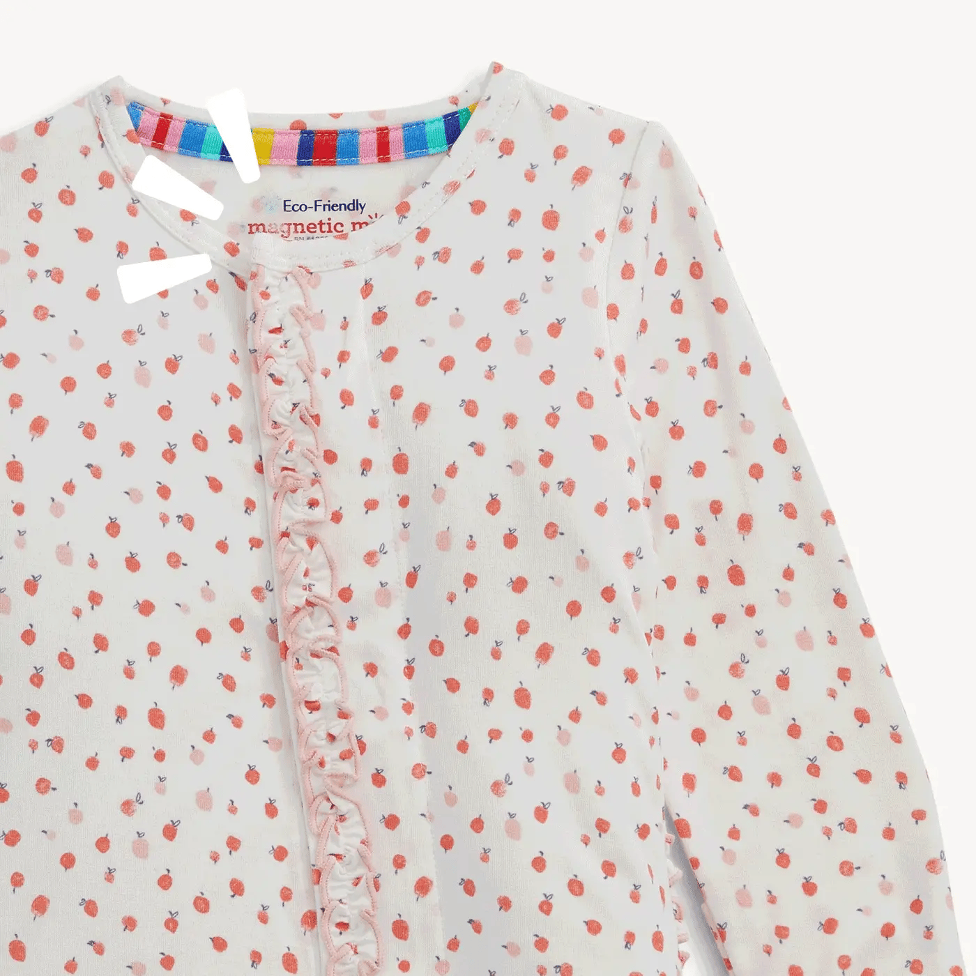 Magnetic Me Apple Blossom | Modal Ruffle Footie