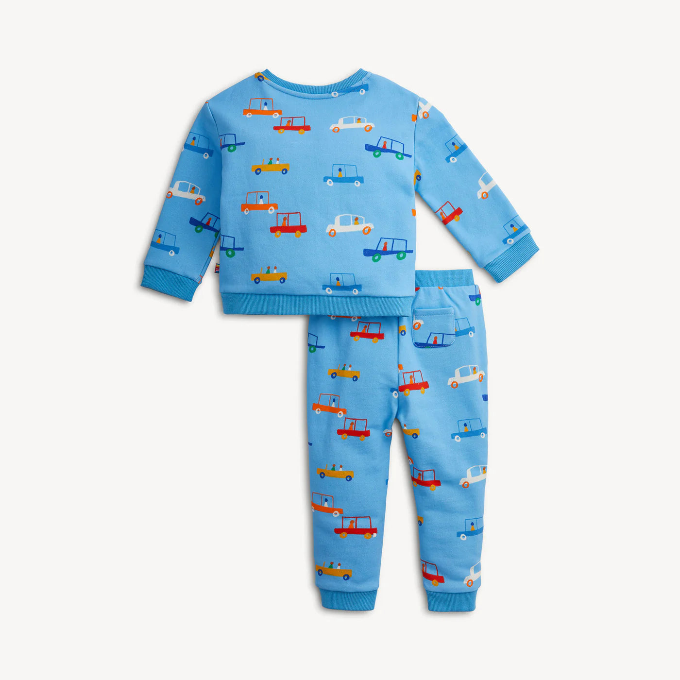 Magnetic Me Blue | Cars Long Sleeve 2 Piece Pant Sweatsuit Set