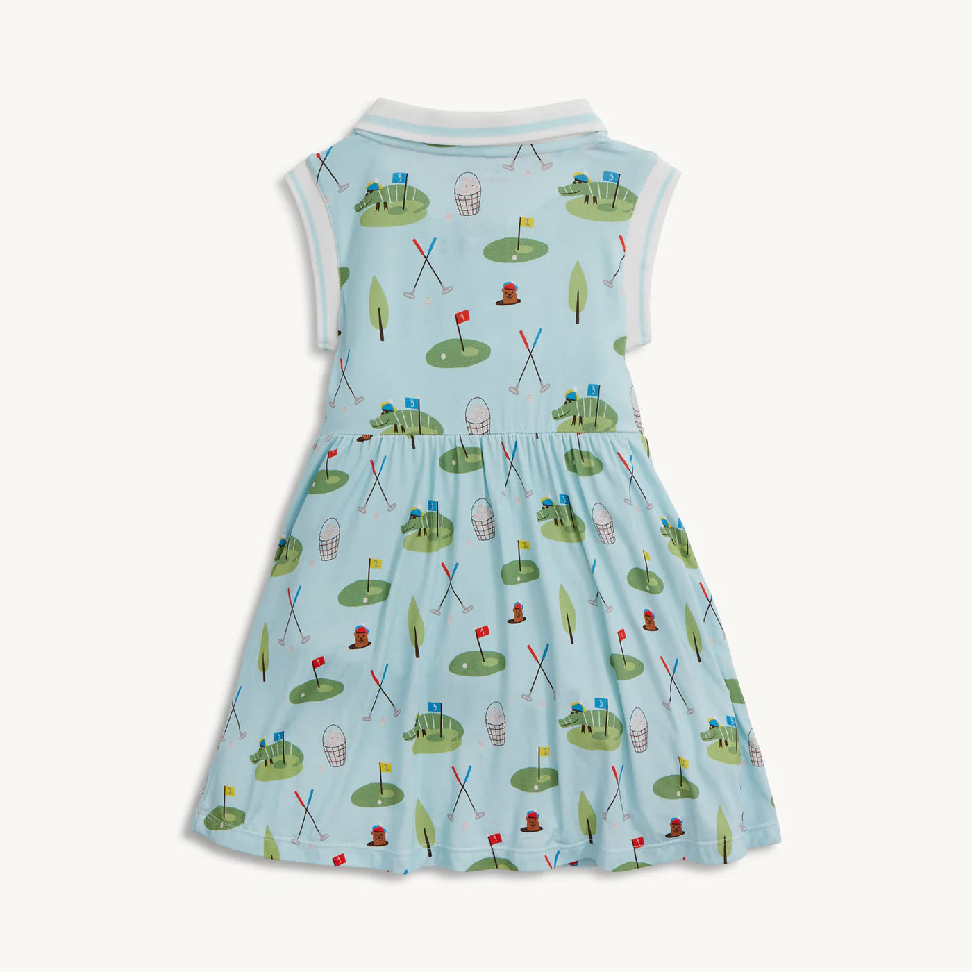 Magnetic Me Gopher It | Modal Polo Collar Dress