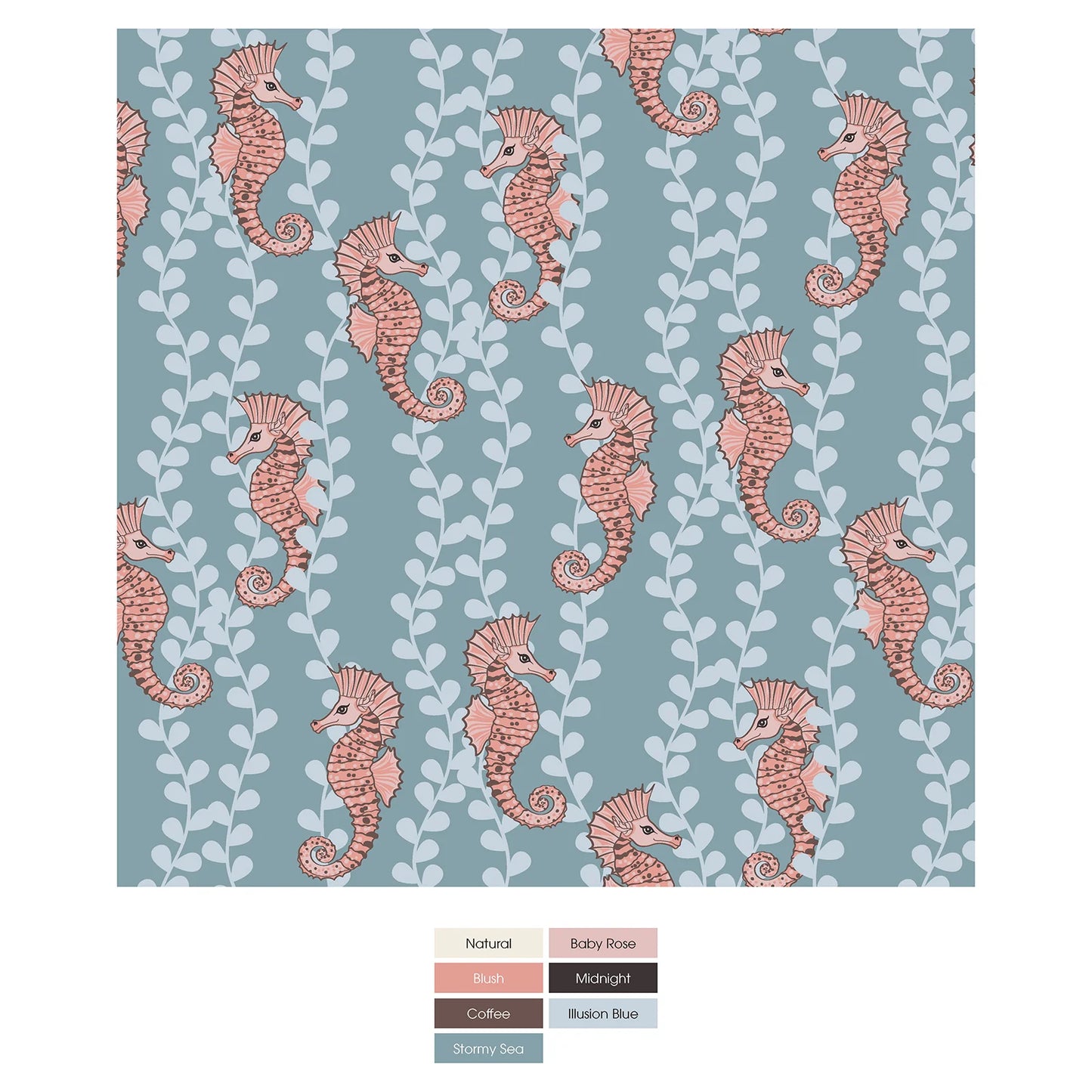 Kickee Stormy Sea Seahorses | Print Underwear
