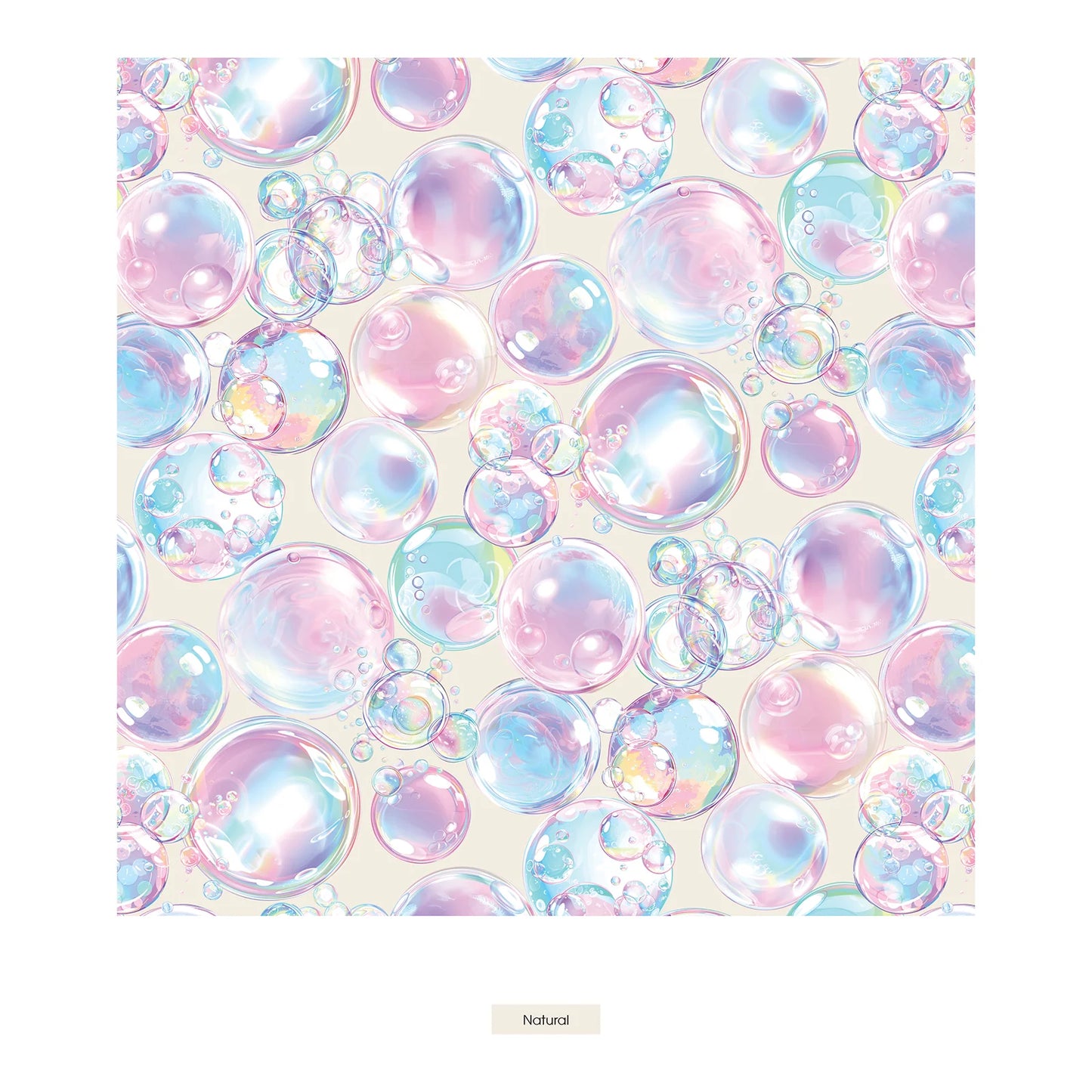 KicKee Natural Bubbles | Print Swaddling Blanket