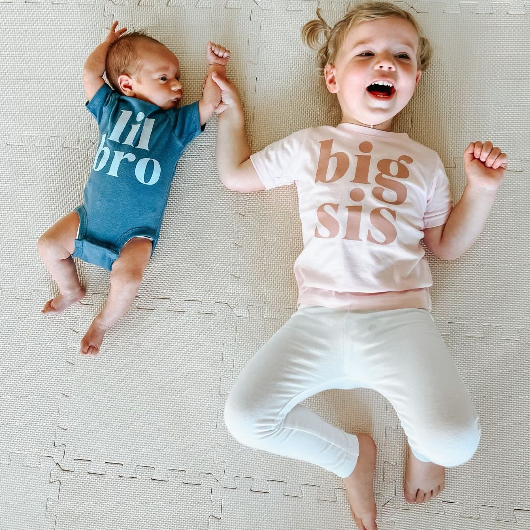 Sweet Wink Indigo | Lil Bro Short Sleeve Bodysuit