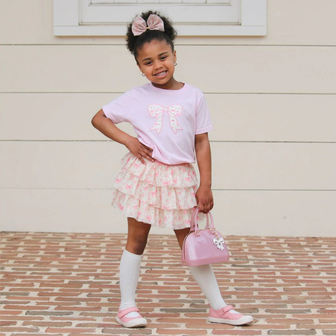 Sweet Wink Cream | Ditsy Floral Petal Tutu