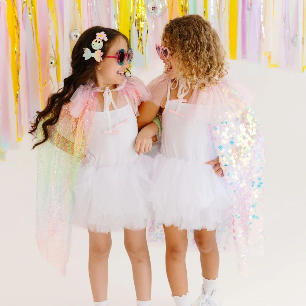 Sweet Wink Rainbow | Sequin Cape