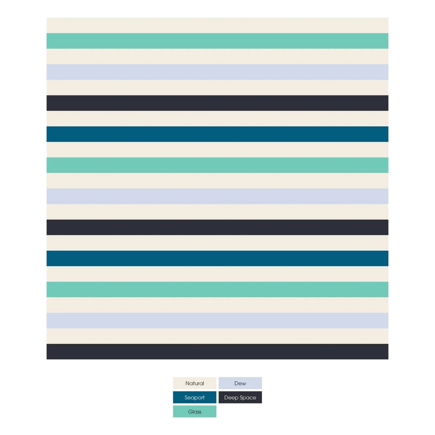 Kickee Little Boy Blue Stripe | Print Short Sleeve Henley PJ Set