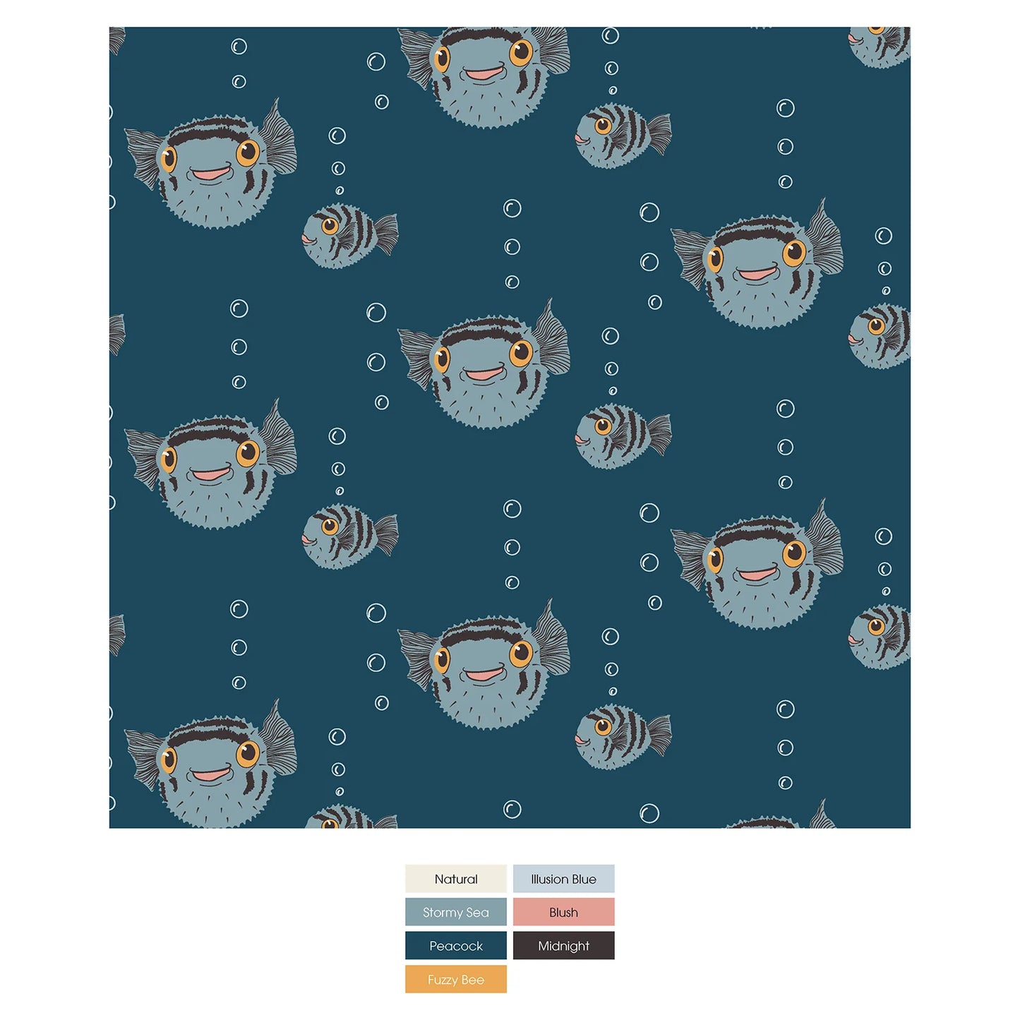 Kickee Peacock Puffer Family | Print Footie With 2 Way Zipper