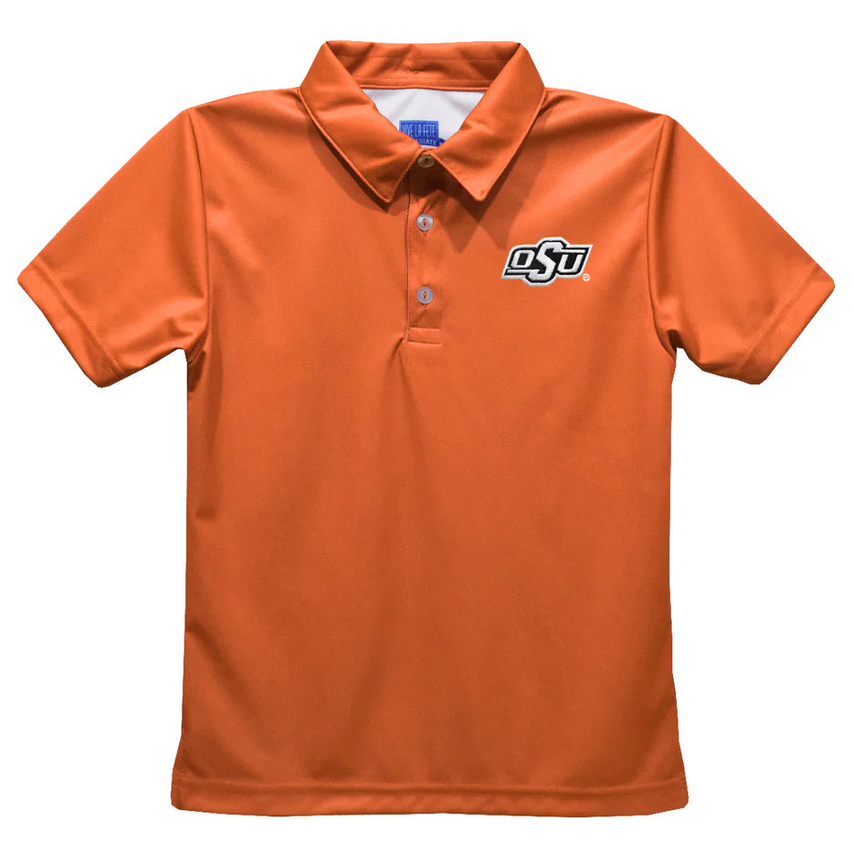 Vive La Fete OSU Embroidered | Embroidered Short Sleeve Solid Polo
