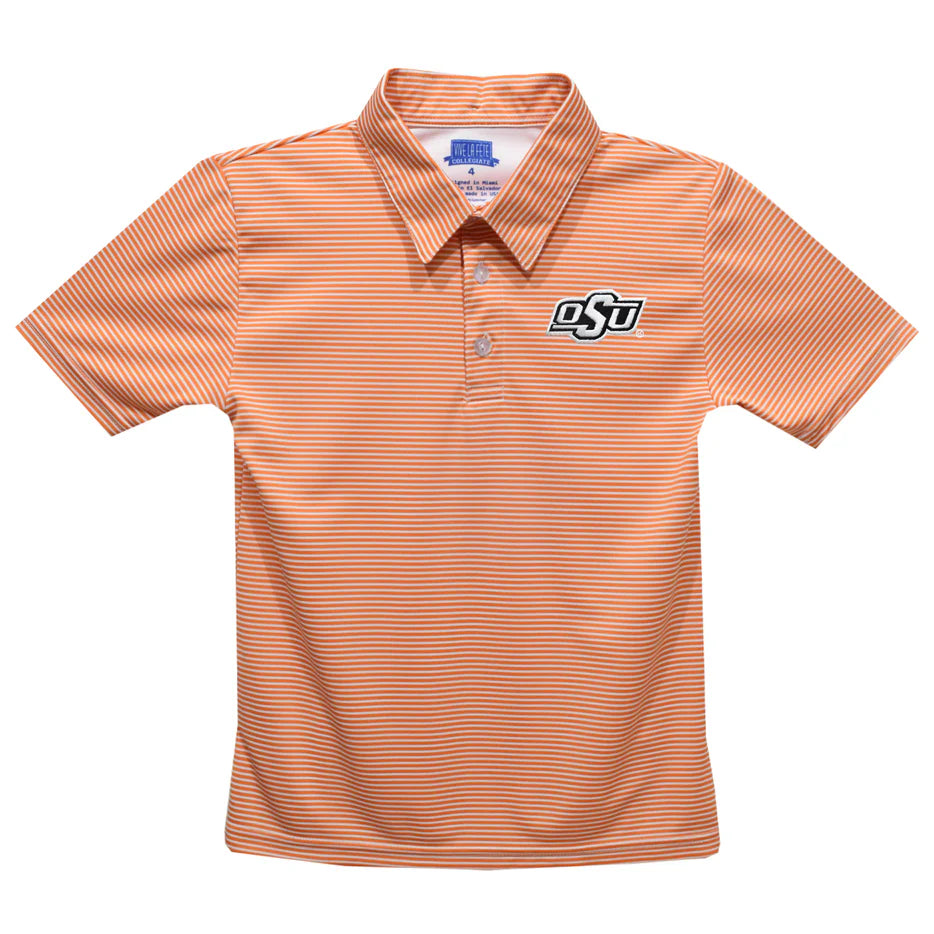 Vive La Fete OSU | Embroidered Stripe Polo