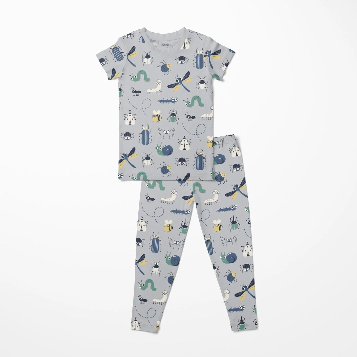 KicKee Dove Bugs | Short Sleeve Graphic Tee PJ Set