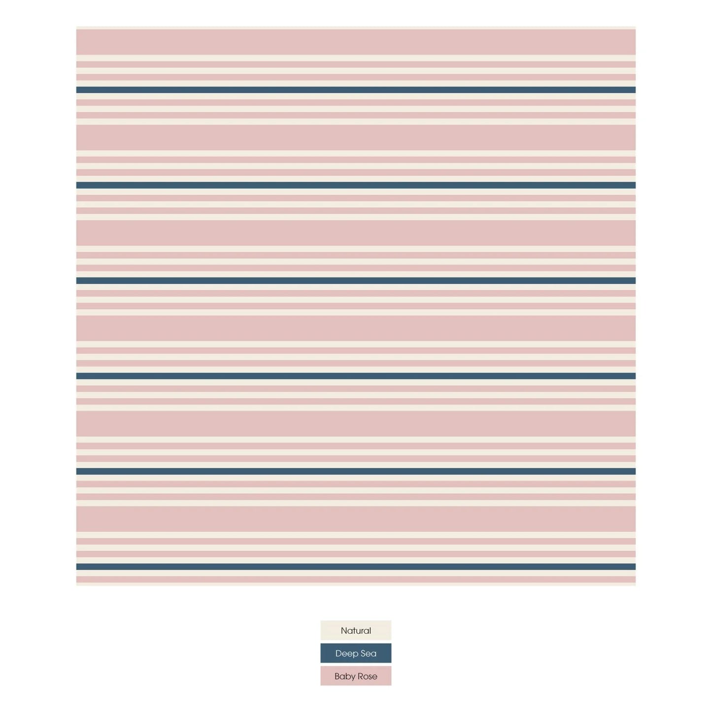 Kickee Flotsam Stripe | Print Ruffle Footie With 2 Way Zipper