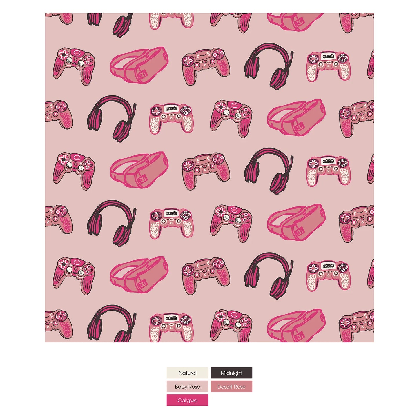 KicKee Baby Rose Gamer | Print Ruffle Toddler Blanket