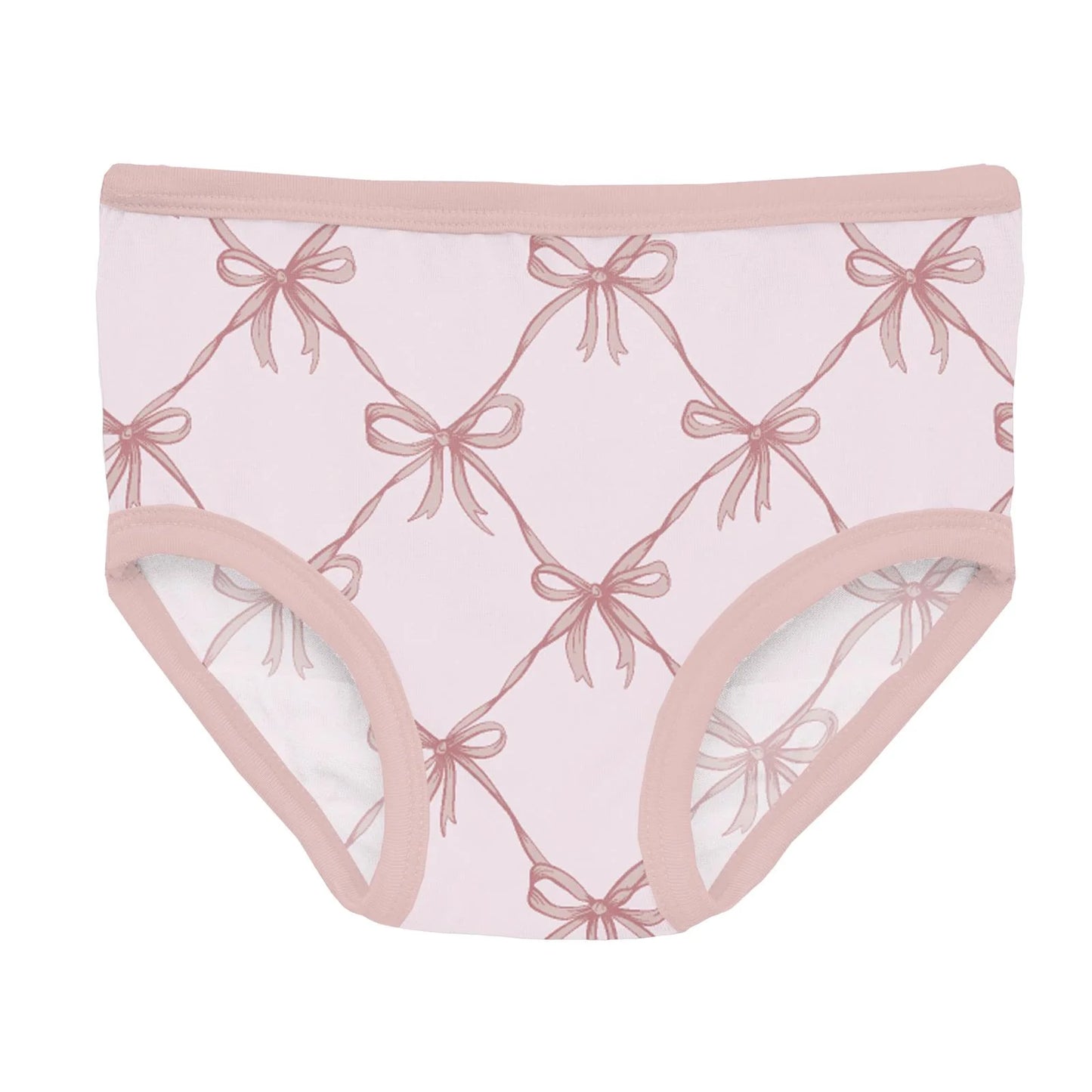 KicKee Shrinking Violet Bow Lattice | Print Underwear