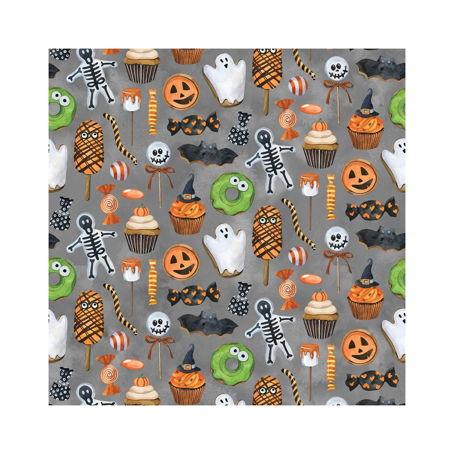 KicKee Halloween Treats | Print Footie With 2 Way Zipper