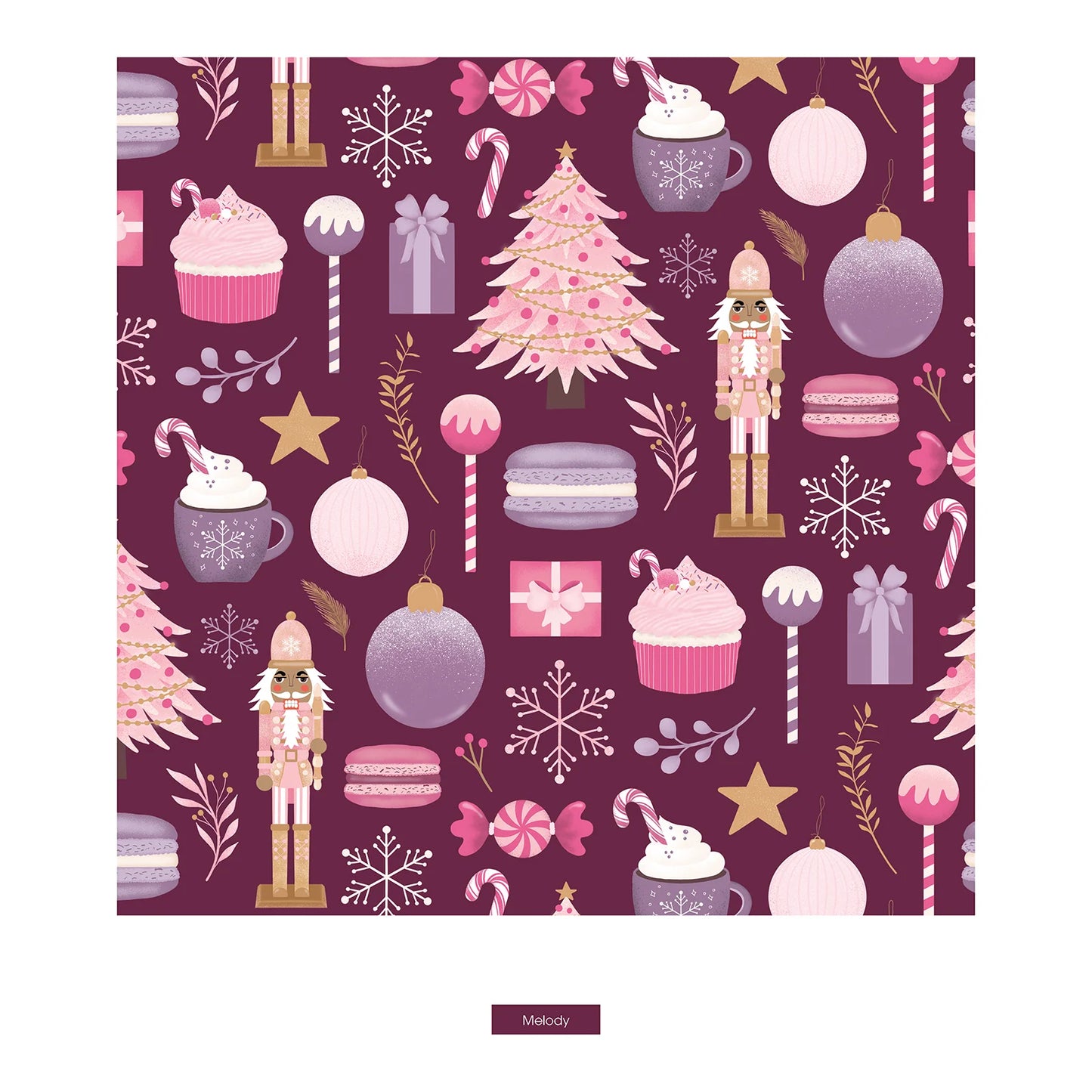 KicKee Melody Sugar Plum | Print Muffin Ruffle Footie With 2 Way Zipper