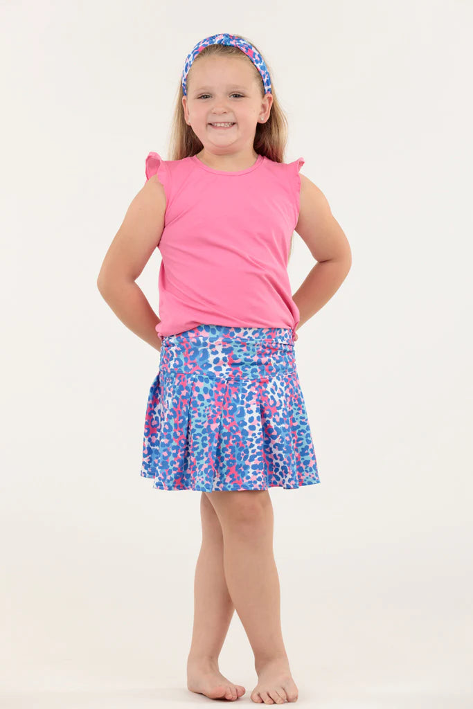 Azarhia Hot Pink | Solid Ruffle Shirt