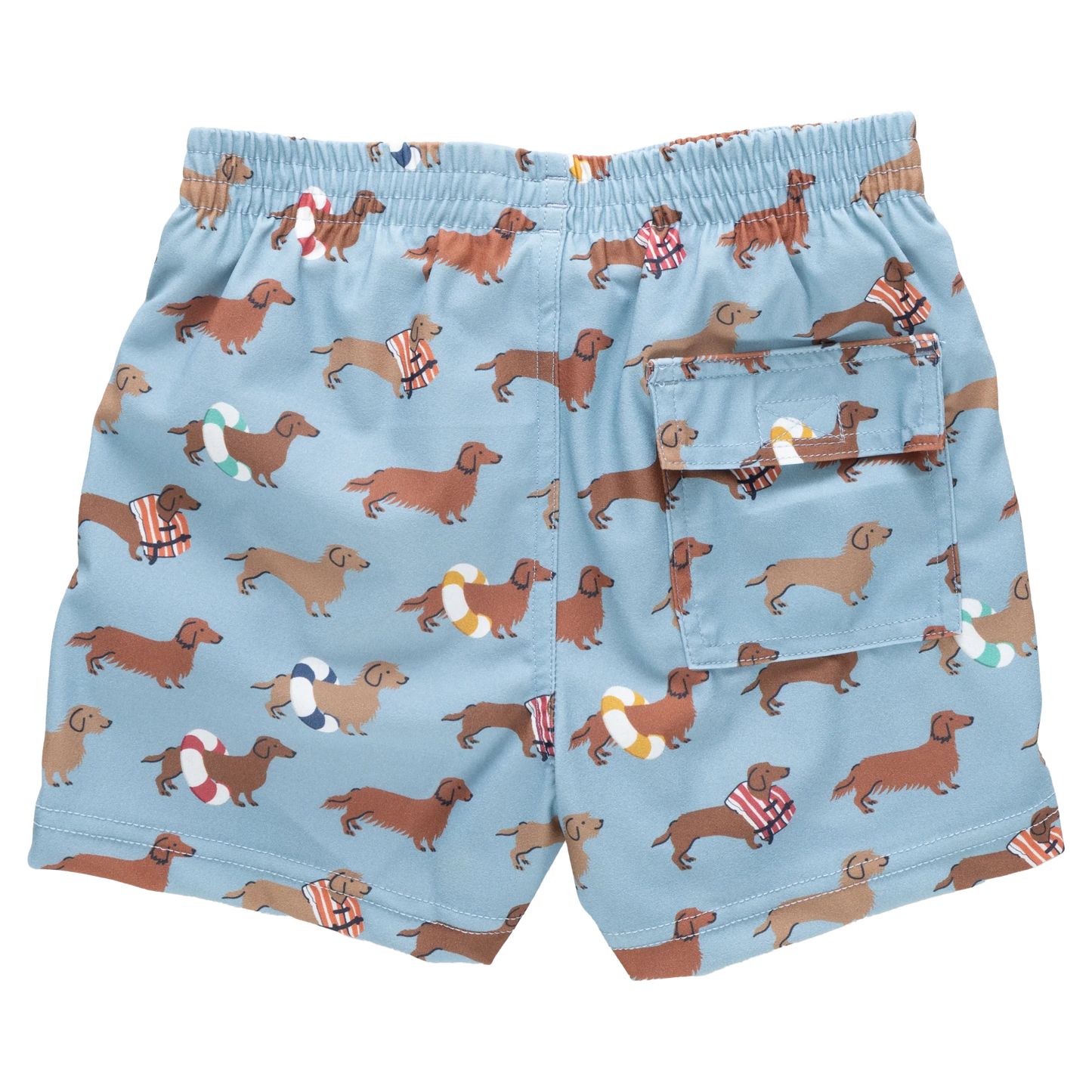 Pink Chicken Swim Dachshunds | Swim Trunk