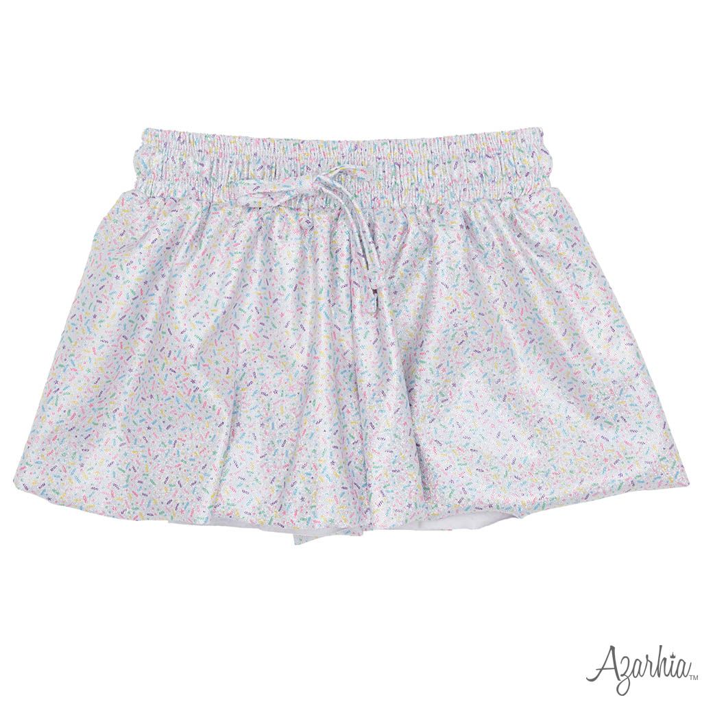 Azarhia Shimmer Sprinkles | Birthday Butterfly Flowy Short