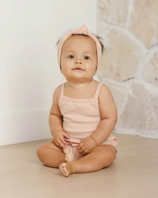 Quincy Mae Melon | Pointelle Tank + Shortie Set