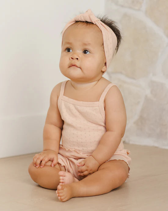 Quincy Mae Melon | Pointelle Tank + Shortie Set
