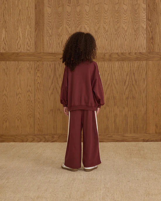 Rylee + Cru Burgundy | Oversized Sweatshirt