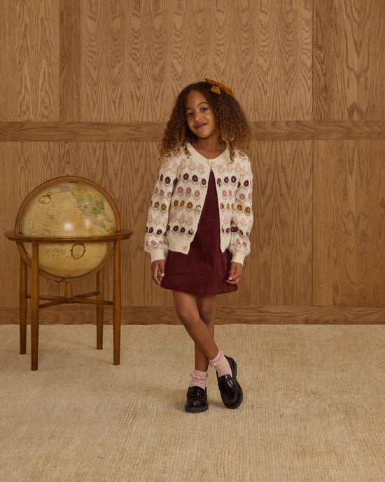 Rylee + Cru Natural Floral Jacquard | Cheyenne Cardigan