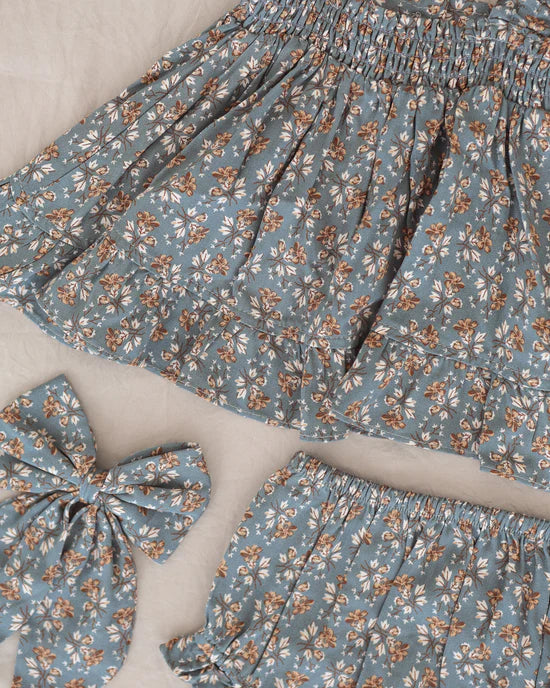 Rylee + Cru Ocean Blue Floral | Lala Set