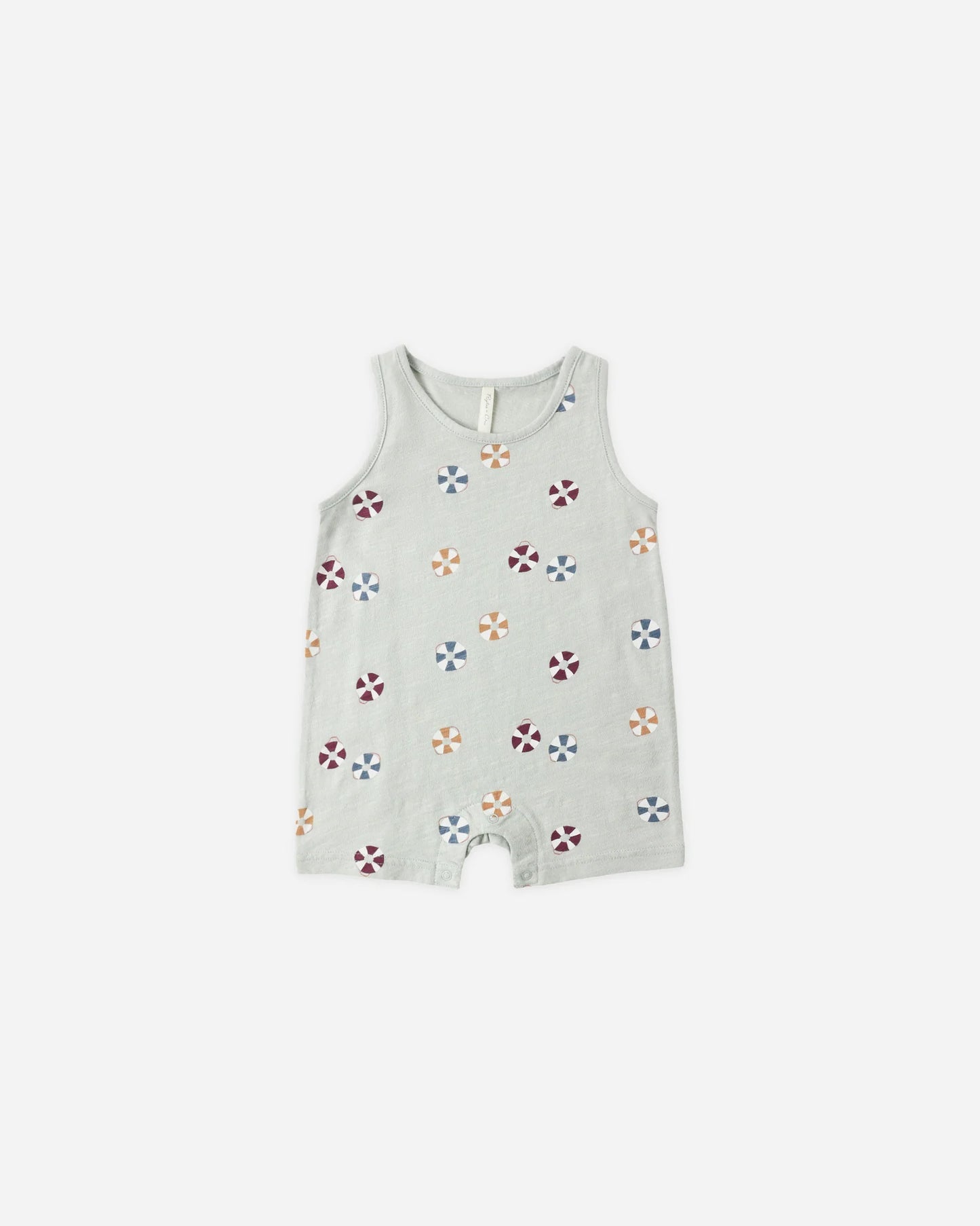 Rylee + Cru Seafoam Floatie | Sleeveless One-Piece Romper