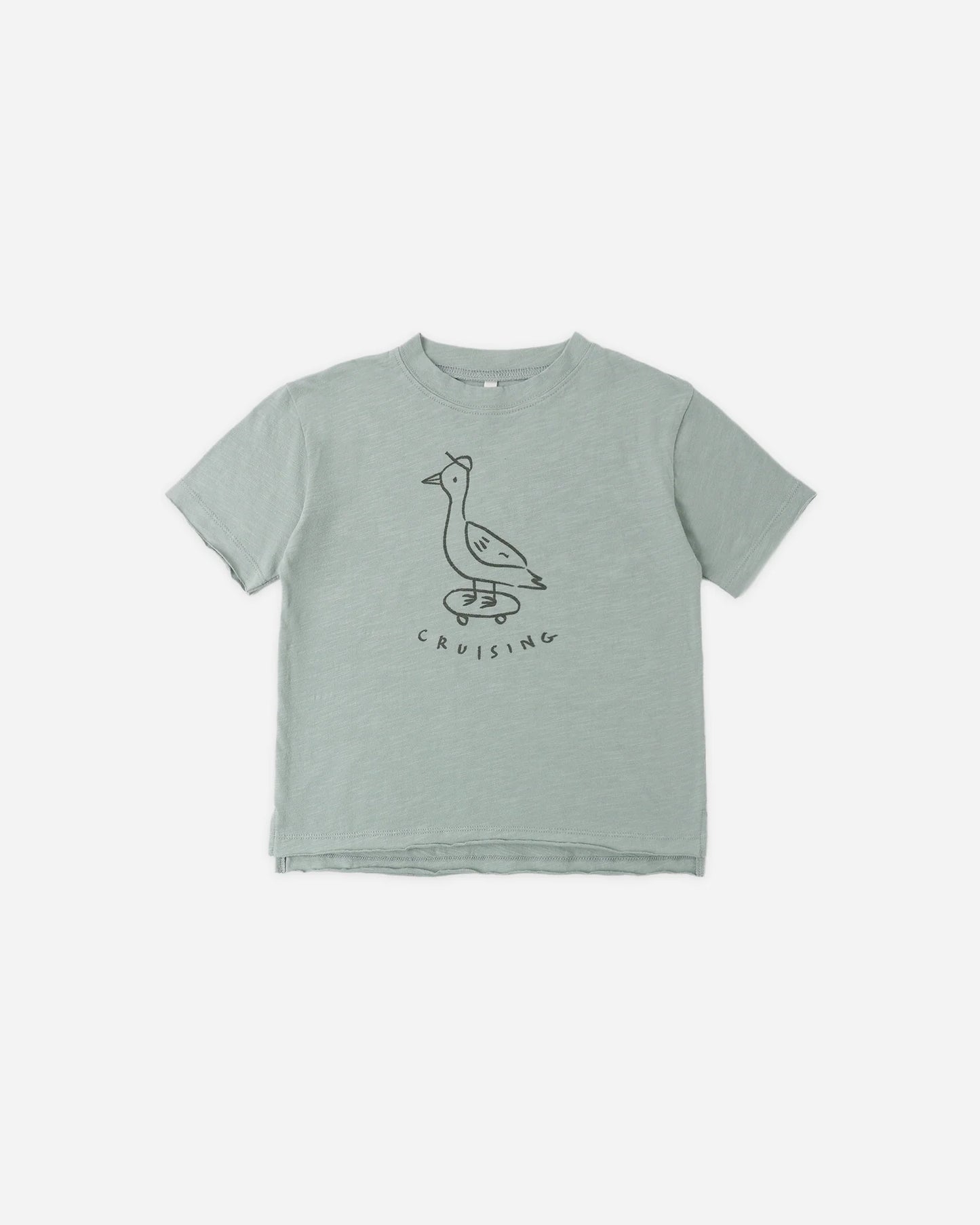 Rylee + Cru Green Cruising | Raw Edge Tee
