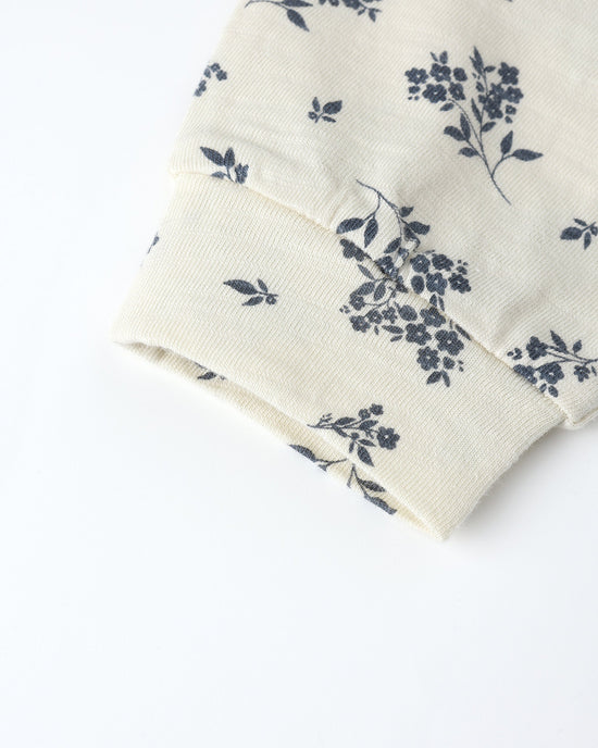 Rylee + Cru Blue Floral | Tee + Pant Set