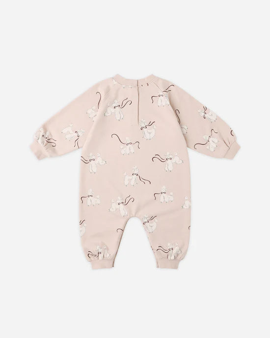 Rylee + Cru Blush Poodles | Raglan Jumpsuit