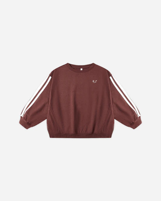 Rylee + Cru Burgundy | Oversized Sweatshirt