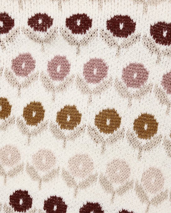 Rylee + Cru Natural Floral Jacquard | Cheyenne Cardigan