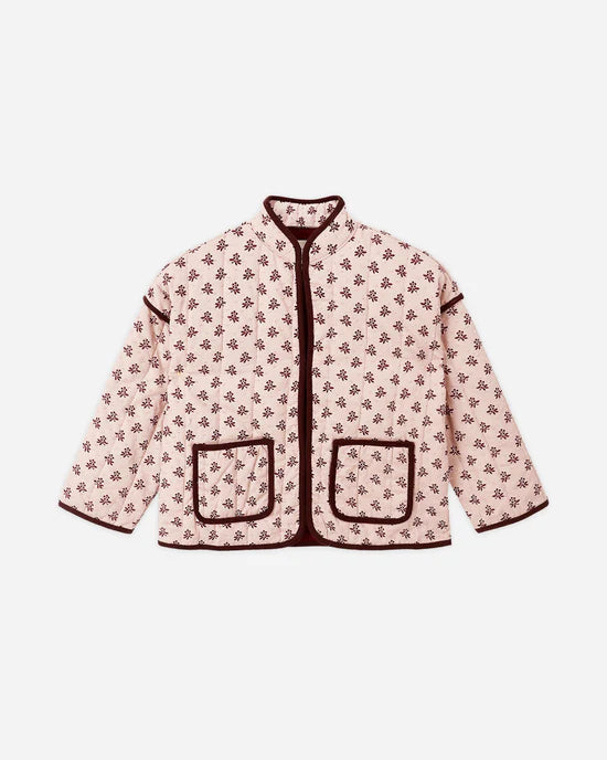 Rylee + Cru Blush Fleur | Quilted Jacket