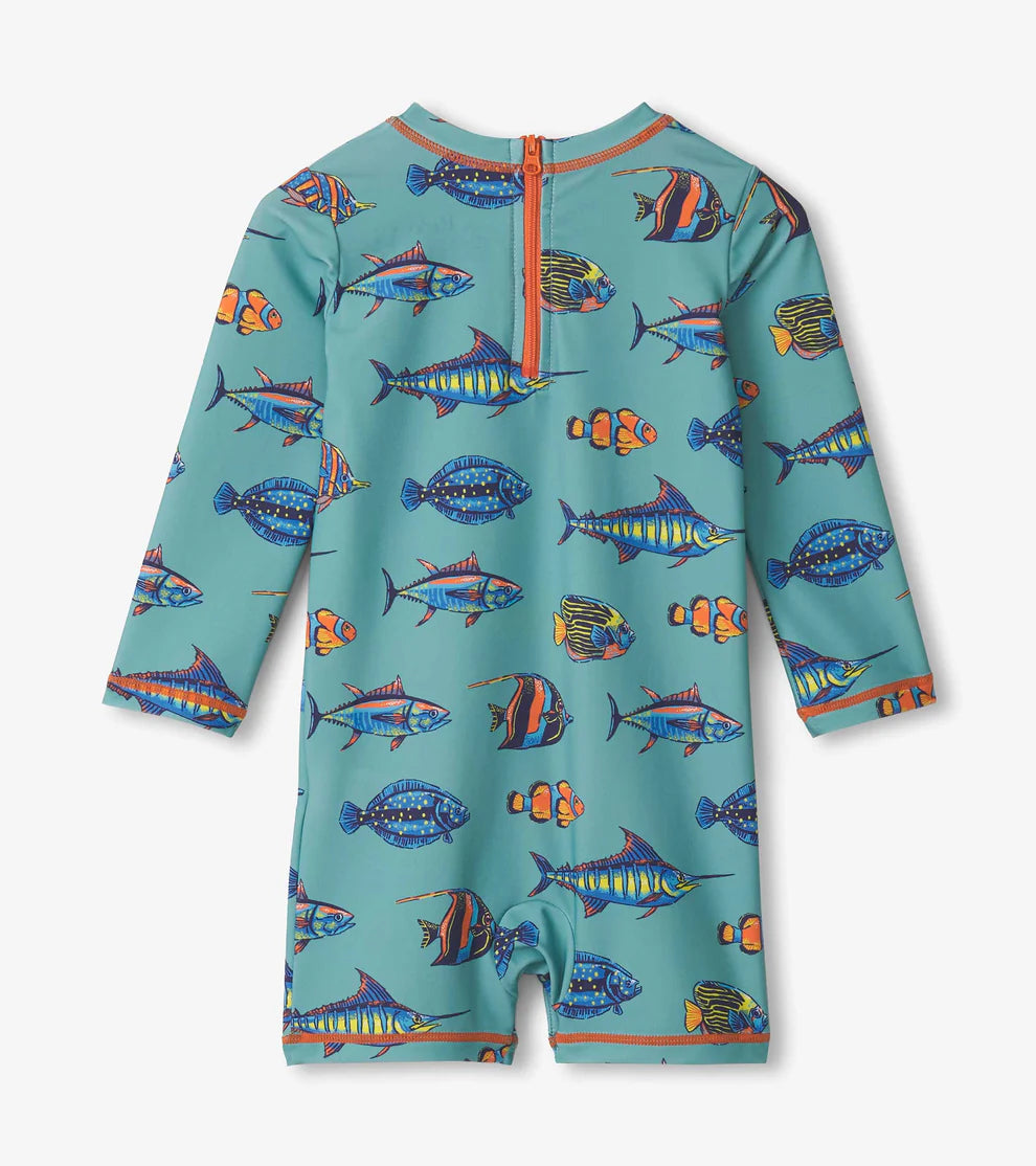 Hatley Tropical Fish | One Piece Rash Guard