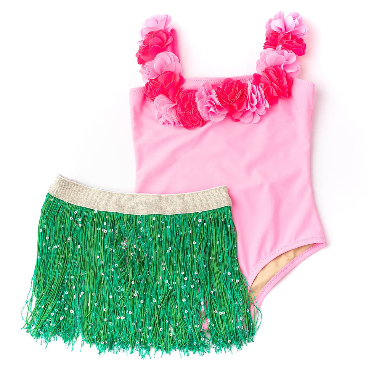 Shade Critters Light Pink | Hula Lei 1 Piece & Fringe Skirt
