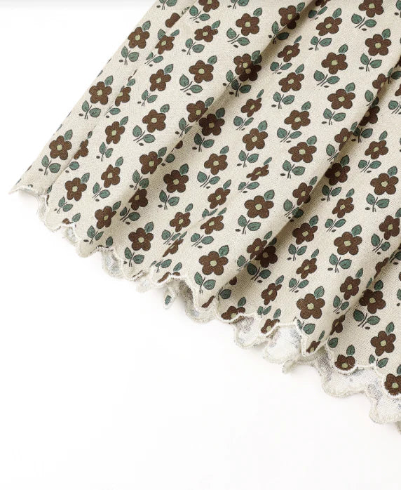 Rylee + Cru Brown Vintage Bloom | Sweatshirt Dress