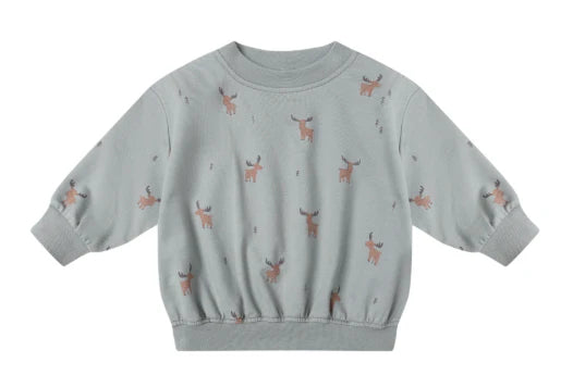 Quincy Mae Blue Moose | Relaxed Sweatshirt + Sweatpant Set