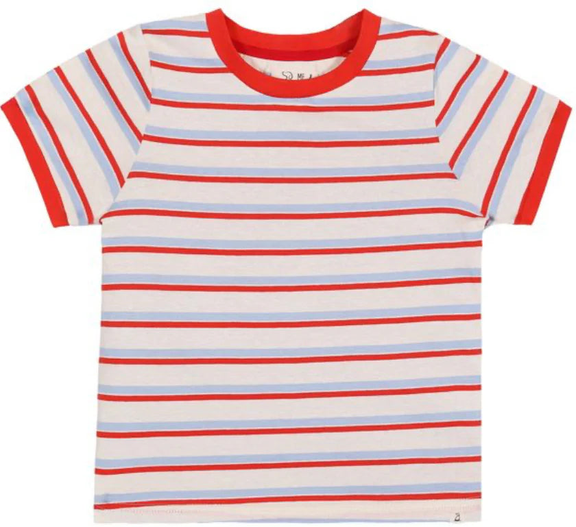 Me & Henry Red, Blue, Cream | Marine Tee