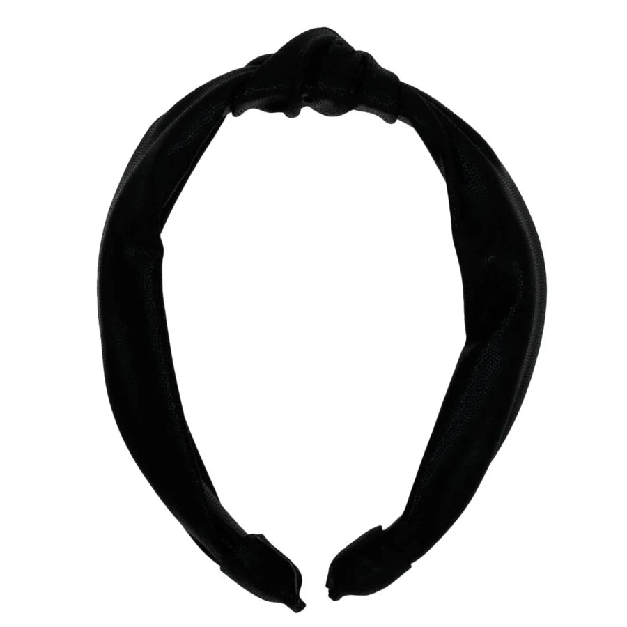 Azarhia Black | Shimmer Top Knot Headband