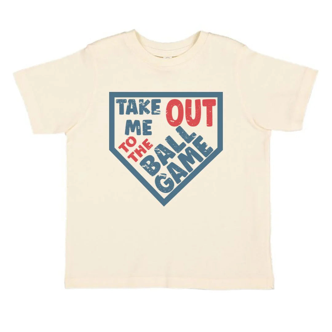Sweet Wink Natural | Take Me Out To The Ball Game Short Sleeve T-Shirt