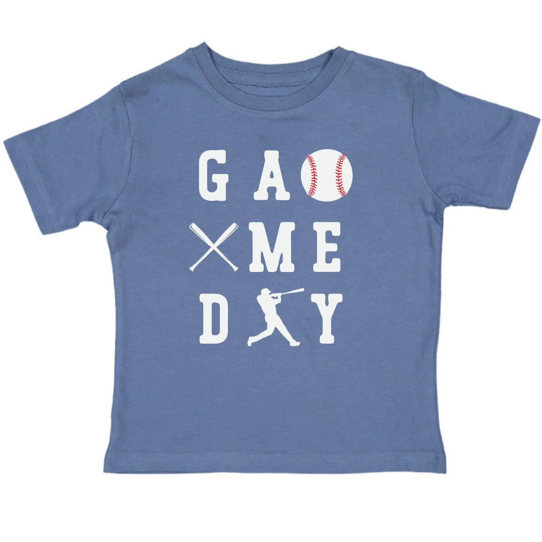 Sweet Wink Indigo | Baseball Game Day Short Sleeve T-Shirt