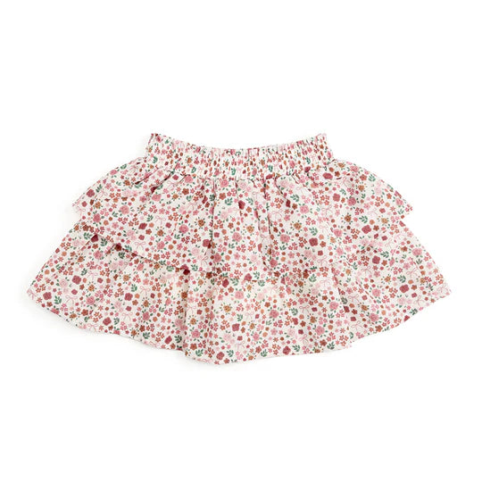Sweet Wink Berry | Floral Skort