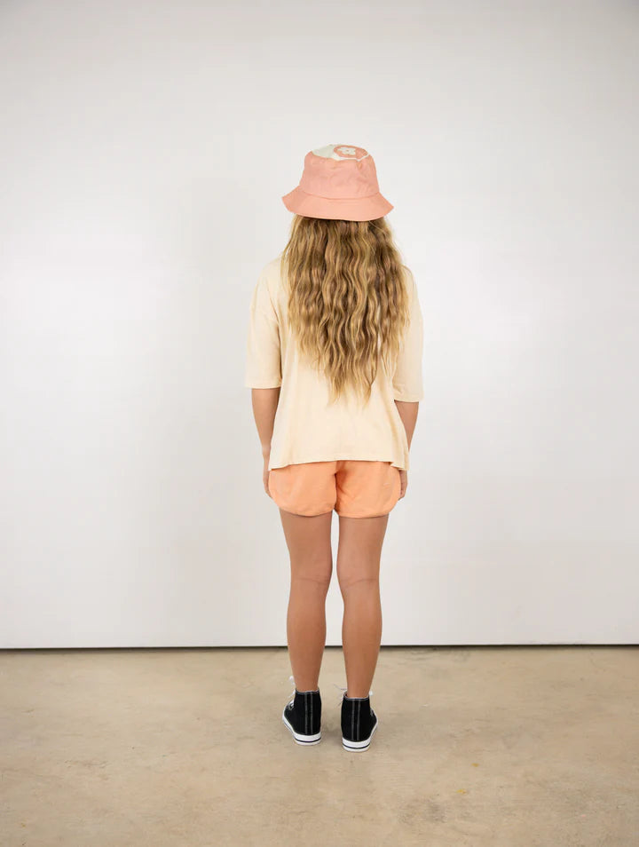 Tiny Whales Coral | Lazy Days Short