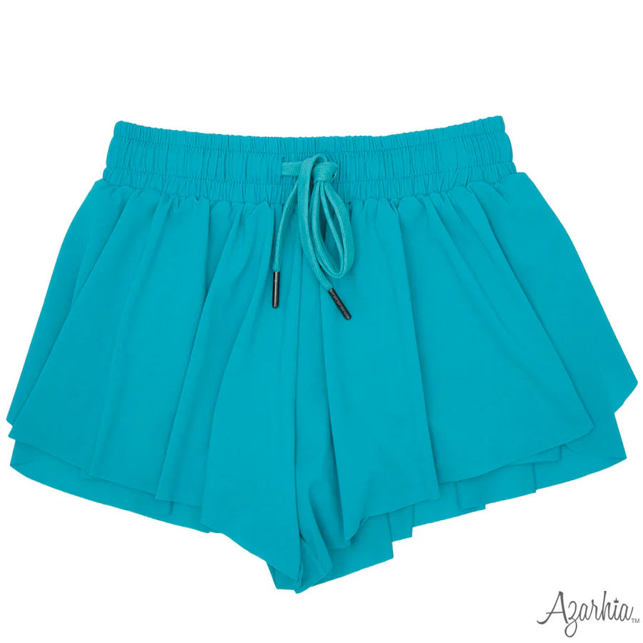 Azarhia Turquoise | Butterfly Flowy Short